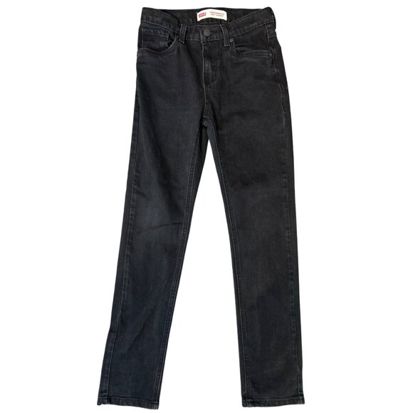Levi's Boys' 510 Skinny Fit 365 Performance Jeans Size 14 Black Waist 27 Length - Picture 1 of 6